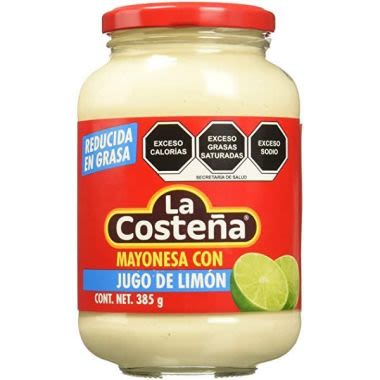 La Costeña Mayonesa Reducida en Grasa 385g